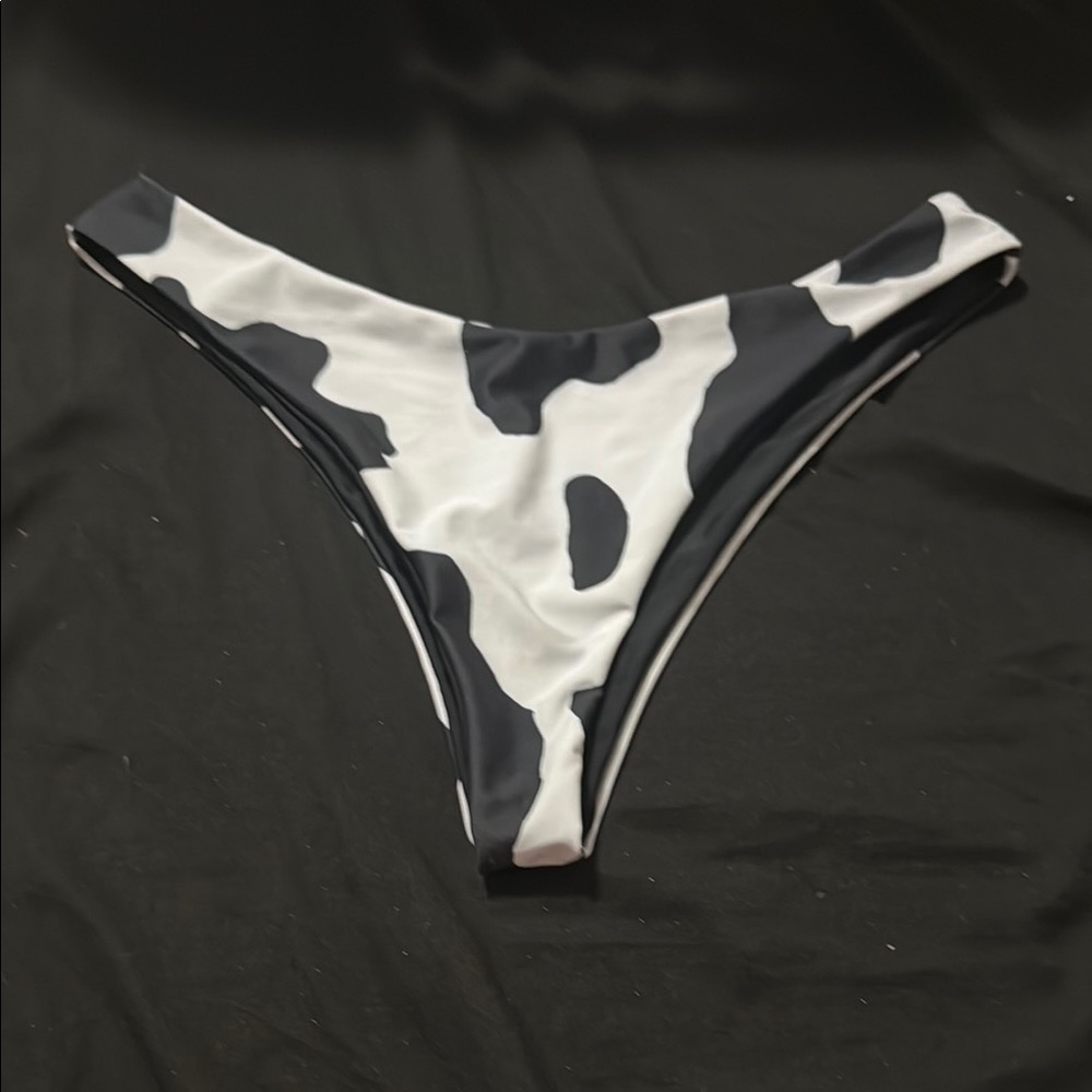 Cow Print Bikini Bottom